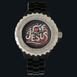 I Liebe Jesus Watch Armbanduhr<br><div class="desc">Die Einführung unserer "Zeitlosen Hingabe: I Liebe Jesus Armbanduhr" - ein bemerkenswertes Zeitwerk, das Glaube und Mode nahtlos verbindet. Diese Armbanduhr ist mehr als nur ein Zubehör; sie ist ein Beleg für deine unerschütterliche Liebe für Jesus und eine ständige Erinnerung Seiner Gegenwart in deinem Leben. Die Geschichte hinter dieser Uhr...</div>