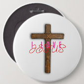 I Liebe Jesus Women's Button (Vorne & Hinten)