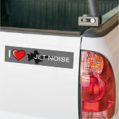 I Liebe-Jet-Geräusche Autoaufkleber (Auf Lkw)