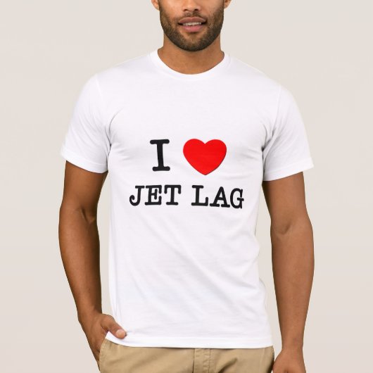 I Liebe-Jet-Lag T-Shirt (Vorderseite)