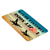I Liebe Jet Noise Virginia Beach Magnet (Rechte Seite)