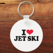 I Liebe Jet ski Schlüsselanhänger (Vorderseite)