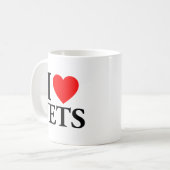 I Liebe Jets Kaffeetasse (Vorderseite Links)