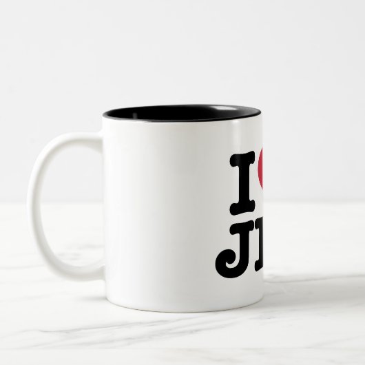 I Liebe Jew Tasse (Links)