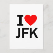 I Liebe JFK Postkarte (Vorderseite)