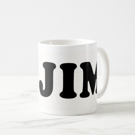 I LIEBE JIM KAFFEETASSE (VorderseiteRechts)