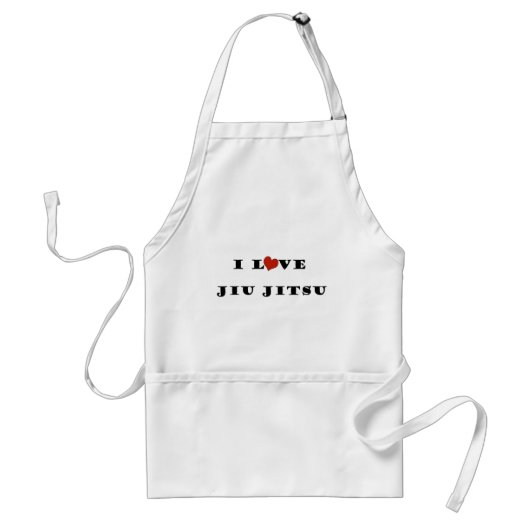 I Liebe Jiu Jitsu.png Schürze (Vorne)