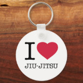 I LIEBE JIU JITSU SCHLÜSSELANHÄNGER (Vorderseite)