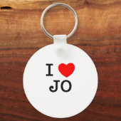 I Liebe Jo Schlüsselanhänger (Vorderseite)