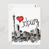 I Liebe Joburg Postkarte (Vorne/Hinten)