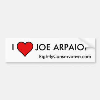 I LIEBE JOE ARPAIO! AUTOAUFKLEBER
