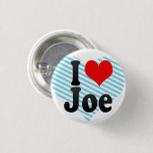 I Liebe Joe Button (Vorne & Hinten)