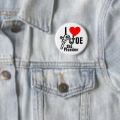 I Liebe Joe der Klempner Button (Beispiel)