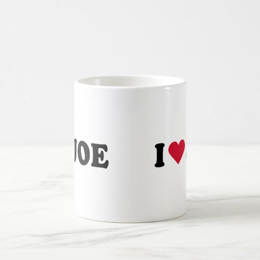 I LIEBE JOE KAFFEETASSE (Mittel)
