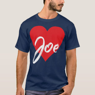 I Liebe Joe Vorname Tshirt, das ich Herz genannt h T-Shirt