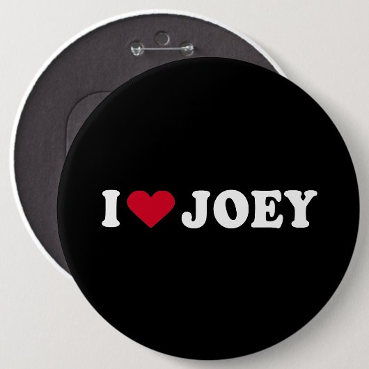 I LIEBE JOEY BUTTON (Vorne & Hinten)