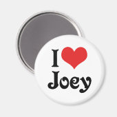 I Liebe Joey Magnet (Vorderseite/Rückseite)
