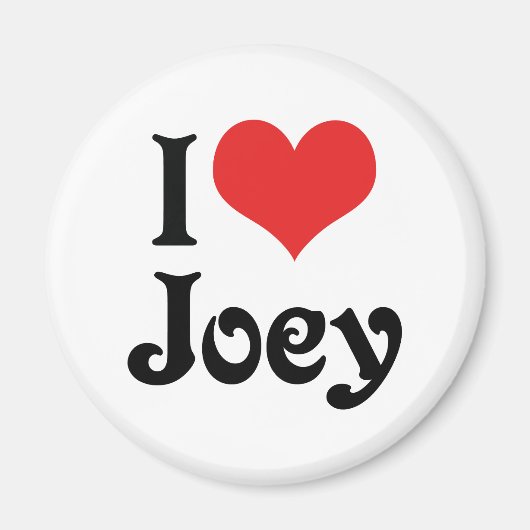 I Liebe Joey Magnet (Vorne)