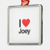 I Liebe Joey Ornament Aus Metall (Links)