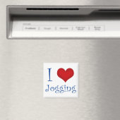 I Liebe Joggen Magnet (In Situ (Geschirrspüler))