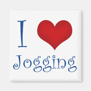 I Liebe-Joggen-Magnet Magnet