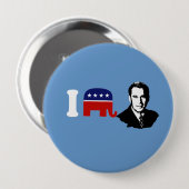 I Liebe John Boehner Button (Vorne & Hinten)