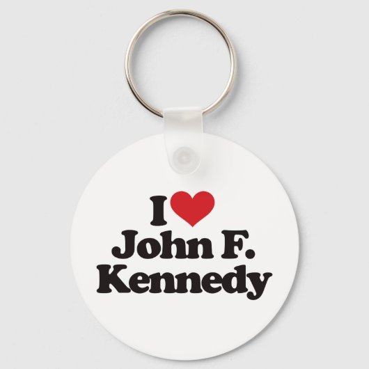 I Liebe John F Kennedy Schlüsselanhänger (Vorderseite)