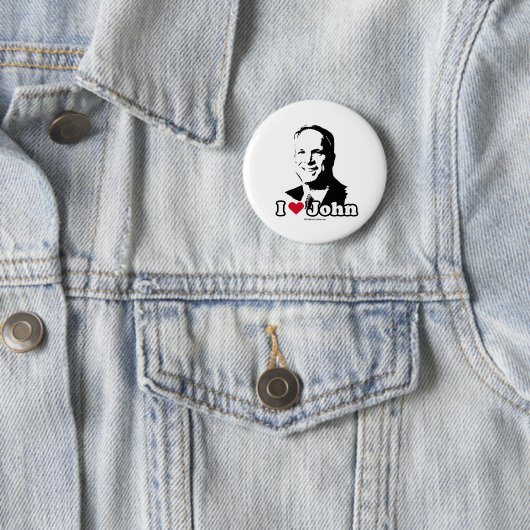 I LIEBE JOHN MCCAIN BUTTON (Beispiel)
