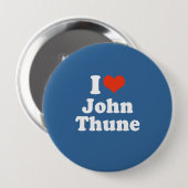 I LIEBE JOHN THUNE BUTTON (Vorne & Hinten)