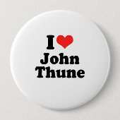 I Liebe John Thune Button (Vorderseite)