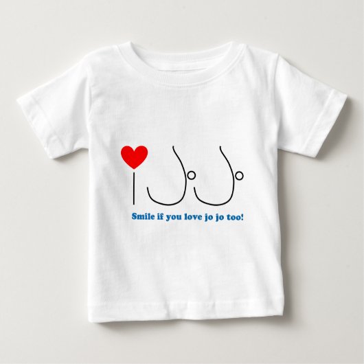 I Liebe JoJo Baby T-shirt (Vorderseite)