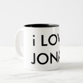 I LIEBE JONAS ZWEIFARBIGE TASSE (Vorderseite Links)