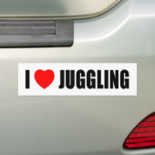 I Liebe-Jonglieren Autoaufkleber (Auf Auto)