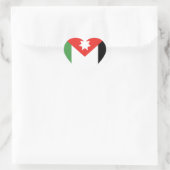 I Liebe Jordan Herz-Aufkleber (Tasche)