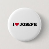 I LIEBE JOSEPH BUTTON (Vorderseite)