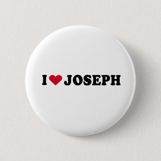 I LIEBE JOSEPH BUTTON (Vorderseite)