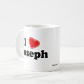 I Liebe Joseph Kaffeetasse (Vorderseite Links)