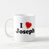 I Liebe Joseph Kaffeetasse (Links)