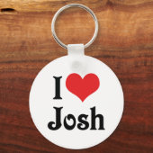 I Liebe Josh Schlüsselanhänger (Vorderseite)