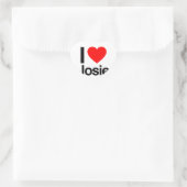 i Liebe josie Herz-Aufkleber (Tasche)