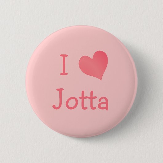 I Liebe Jotta Button (Vorderseite)