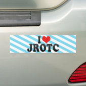 I Liebe JROTC Autoaufkleber (Auf Auto)