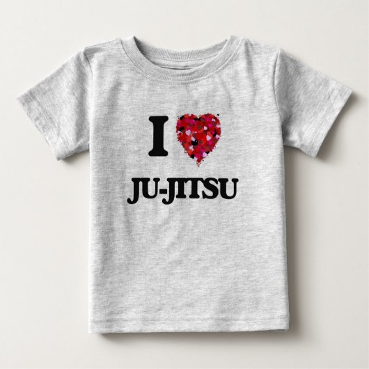 I Liebe Ju-Jitsu Baby T-shirt (Vorderseite)