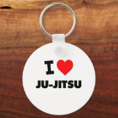 I Liebe Ju-Jitsu Schlüsselanhänger (Vorderseite)