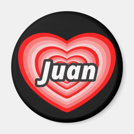 I Liebe Juan Magnet (Vorne)