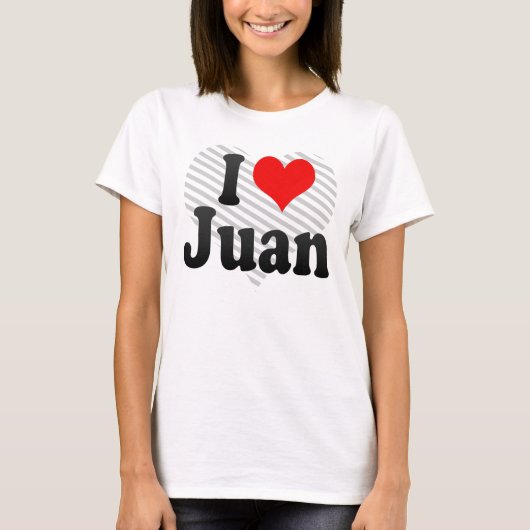 I Liebe Juan T-Shirt (Vorderseite)