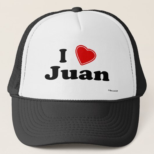 I Liebe Juan Truckerkappe (Vorderseite)