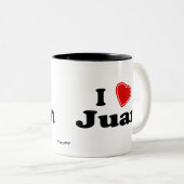 I Liebe Juan Zweifarbige Tasse (VorderseiteRechts)
