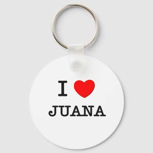I Liebe Juana Schlüsselanhänger (Vorderseite)