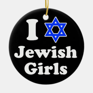 I Liebe Jüdische Mädchen Keramikornament